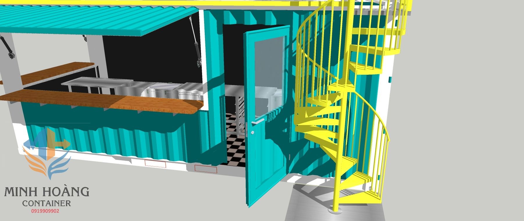 Mô phỏng cửa đi