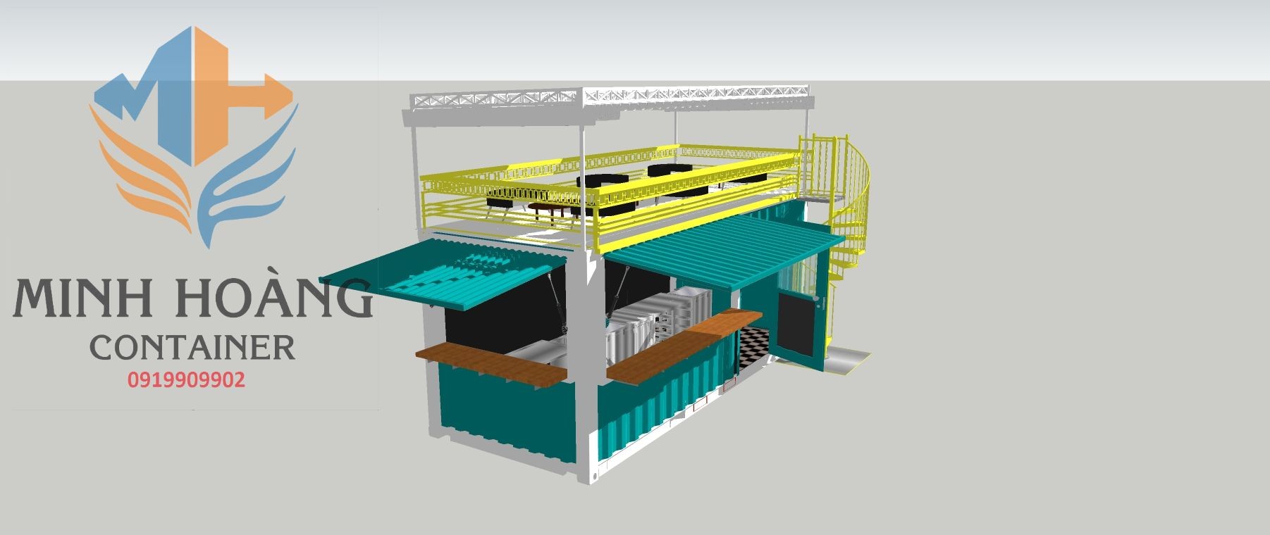 Chi tiết góc bên trái Cont