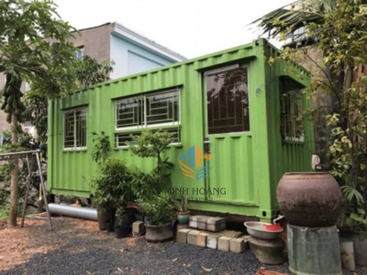 Container văn phòng 20 feet mô hình không gian xanh - V213