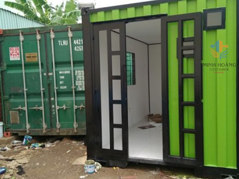 Container văn phòng 40 feet màu xanh đen - V403