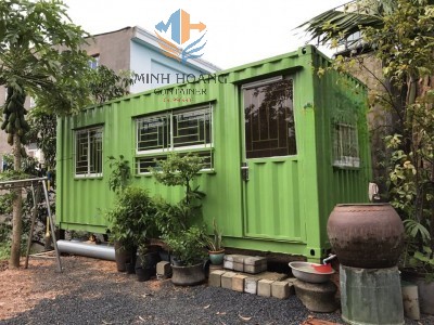 Container văn phòng 20 feet mô hình không gian xanh - V213